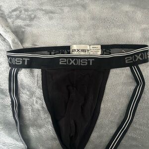 2xist Black Jockstrap